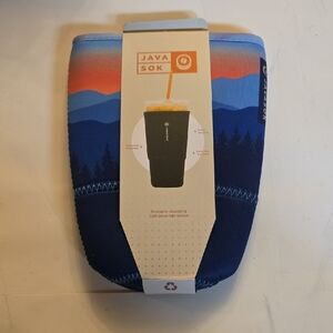 Blue Insulating Beverage Sleeve